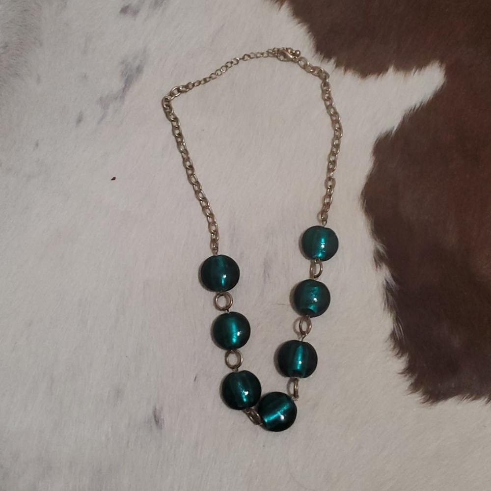 💫 Green stone necklace